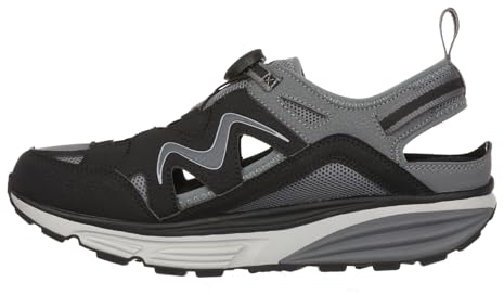 MBT Herren Low-Top Sneaker Kinabalu 19 W, Männer Halbschuhe,Moderat,straßenschuhe,Strassenschuhe,Sportschuhe,Dark Grey (134R),42 EU / 7.5 UK