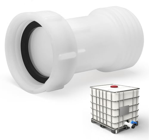 APOMOONS IBC Accessori Serbatoio S60x6 Prolunga con guarnizione IBC IBC Adattatore Accessori per Serbatoio acqua piovana 2 pezzi