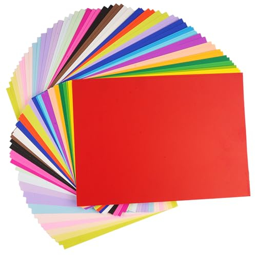 EXIN DEHCEN 60 Blatt Tonpapier A4 Bunt in 30 Farben, 230 g/m² Tonkarton Bunt, Buntpapier A4 zum Basteln, Bastelpapier, Bastelkarton, für Gemälde Grußkarten Einladungen Poster Scrapbooking