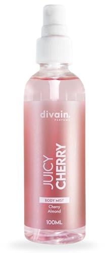 Bruma Corporal Oriental-Floral 100ml | Audaz y Seductora, con Cereza Ácida, Unisex | Juicy Cherry Body Mist | divain.Parfums
