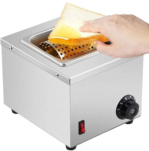 JIADUOFU Rodillo esparcidor Mantequilla,Rueda eléctrica Mantequilla,Temperatura 30-110℃,Rueda esparcidora Acero Inoxidable 304,distribuye Mantequilla Manera Uniforme para desayunos,acampadas.
