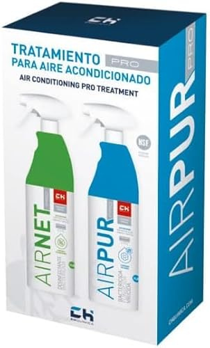 Esc-Conduct Kit PULVERIZADORES 2X750ML Limpiador + DESINFECTANTE AIRNET & AIRPUR Pro