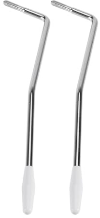 BESPORTBLE 2 Pièces Barre de Simple en Métal Argenté avec Filetage Fiable pour Guitare Électrique, Installation Facile, Design Élégant et Moderne pour Système de Trémolo