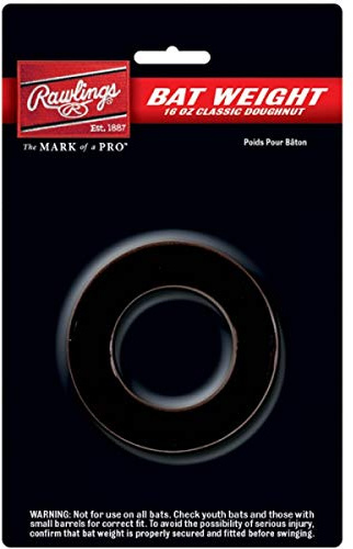 Rawlings, Peso della mazza a ciambella da 453,6 g Unisex, Nero, Taglia unica