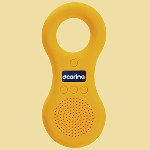 Ocarina Player - Édition Classique 2025 (Jaune Lumière) – Le Lecteur Audio des Enfants, fabriqué en Italie. Portable, Antichoc, Durable. Connexion Bluetooth.