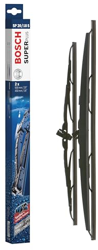 Bosch Wiper Blade Super Plus Spoiler SP20/18S, Length: 500mm/450mm − Set of Front Wiper Blades