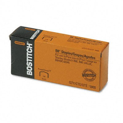 Full Strip B8 Staples, 5,000/Box [Set of 3]