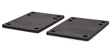 Rellik Riser Pads 3mm Longboard Skateboard Pads zur Achsen Montage