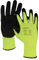 Palavan Gants de Travail - Gants Mecanicien En Tricot Polyamide Élastique, Certifié EN 388 et EN 420, 12 Paires, Respirant, Bonne Adhérence, Haute Visibilité, Manchette Élastique, Latex 9 L