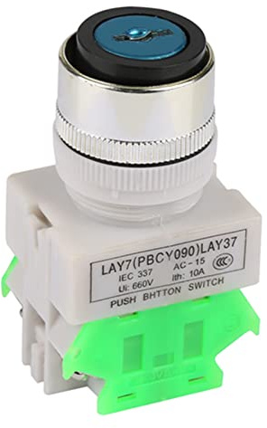 Schlüsselschalter 22 Mm 220 V 5 A Schalter 1 AUS 2 EIN 3-Positions-Momentan-Transferschalter für Stromversorgungs-Industrieschalter