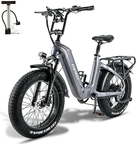 Fafrees F20 Master E Bike - Bicicleta de montaña para mujer, 20 pulgadas, batería de 48 V/22,5 Ah, 60 Nm, bicicleta eléctrica con frenos de disco hidráulicos, 150 kg