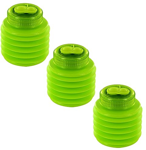 KUM AZ347.00.16-G - Doppelspitzer Softie 442, 3 Stück, grün, bruchsicherer Dosenspitzer