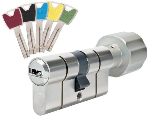 Cylindre de serrure à bouton P6PS Abus 45boutonx55