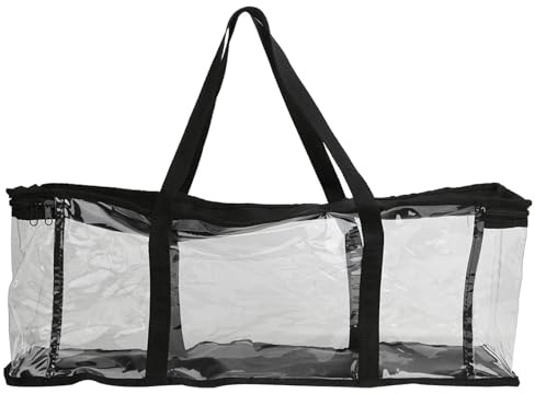 WOHPNLE Sacs de Rangement DVD, Range CD Pochette étui, Transparent de Pochettes pour DVD, Sac de Rangement Portable pour CD pour Supports de CD Organisateurs Multifonctionnels