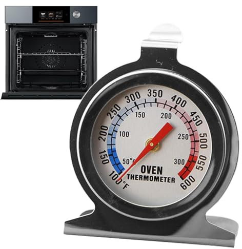 Oven Thermometer, Stainless Steel Oven Thermometer For Fan Oven And gases Oven, Dial Oven Thermometer, Portable Cooking Thermometer, Dial Oven Thermometer, Temperature Gauge For Baking/grilling/BBQ
