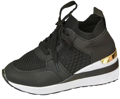 Scarpe Donna Scarpe Running Donna Sneakers Blu Camminata Sportiva Antinfortunistiche Invernali Comode Bianche Casual Pianta Larga Sneaker Nere Slip Ins Senza Lacci Palestra da Trekking 36 Shoes