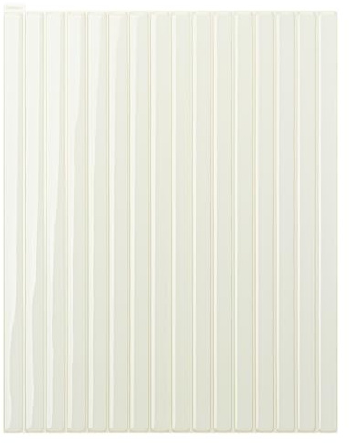 Art3d självhäftande 3D-klisterplattor med lamelleffekt i beige, 10 stycken, självhäftande PVC-folier för badrum, kök, vardagsrum, 29 x 23 cm