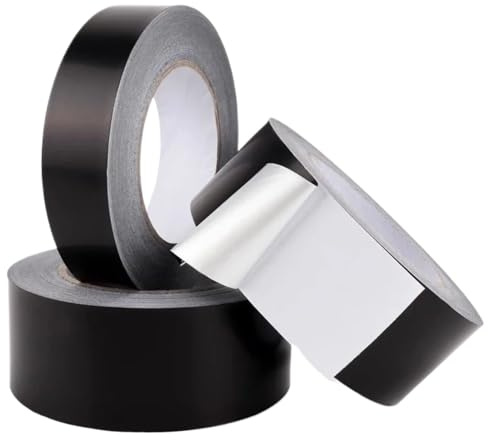 Värmeskyddstejp av aluminiumfolie, Aluminiumfolietejp 50 Meter Värmebeständig 10-50mm(10mm)