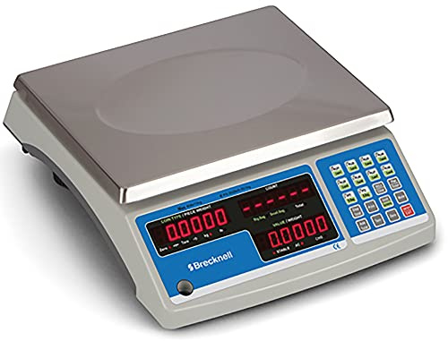 Brecknell Electronic 60 lb. Coin and Parts Counting Scale, Gray (SBWB140)