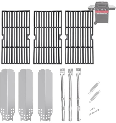BQMAX Grillteil-Set für Charbroil Gas2Coal Gas/Holzkohle Hybrid Grill 463370516 463370519 463278418 463278419 G421-0001-W1 G553-0002-W1A G466-2500-W1