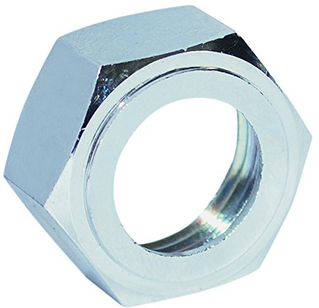 Ecrou laiton collet battu 15x21 Tube 12 Chrome