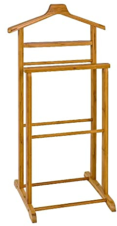 HAKU Möbel Herrendiener Natur, Bambus - Maße: B 48 cm x H 96 cm x T 35 cm, Style: Scandinavian