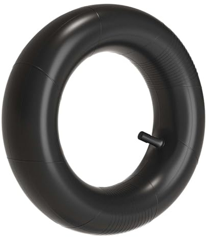 Wiltec Chambre à air 11x4.00-4 pour pneu de tracteur à pelouse – 280 x 280 x 90 mm – avec Valve droite – capacité de charge max. 130 kg – pour Roue Tondeuse à gazon Brouette Chariot Diable