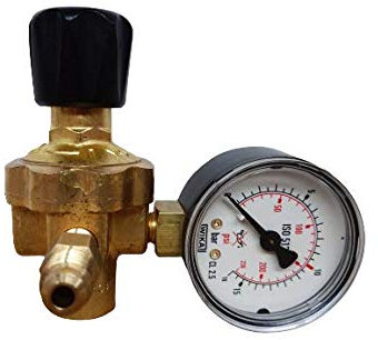 GASFRIGO® - RIDUTTORE DI PRESSIONE x AZOTO BOMBOLE USA E GETTA - 1 MANOMETRO