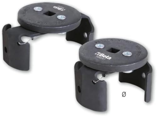 Beta 14930110 CHIAVI FILTRI OLIO AUTOSERRAN. 80-98 X/2 Key Oil Filter car serran. 80-98X/2, Gray, 80÷98 mm