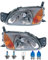 EISENFELS Set 106573205 erstellt mit Scheinwerfer links und rechts + NIGHT BREAKER 200 H4 Leuchtmittel kompatibel mit Fiesta IV