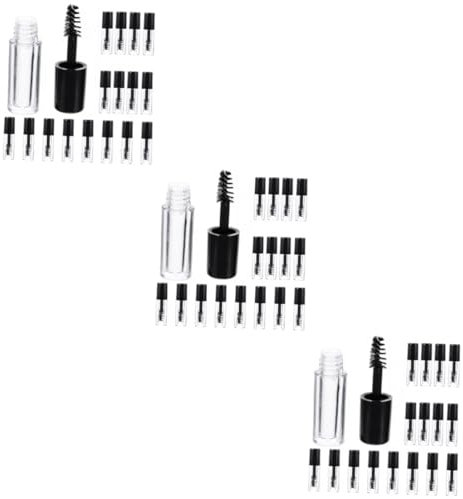 minkissy 60 Pz Ciglia vuote tubi per ciglia da donna bottiglia per ciglia vuota contenitori lucidalabbra tubi mini mascara vuoti tubo di mascara ricaricabile ciglio forniture