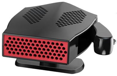 Riloer calefactor para coche 12V 150W 10A Descongeladores para Parabrisas automático, Calentador de automóvil Ventilador de calefacción calefactors coche mechero