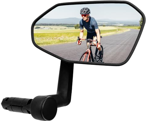 Homieway Cykelspeglar, ny funktion för backspegel, kontroll förlängningsriktning, elektrisk skoter spegel, E-cykel höger styrspegel (15–20 mm)