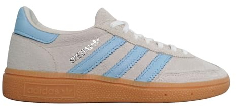 Adidas Handball Spezial Damen Sneaker, Alumina Grau, Clear Sky Blau, Himmelblau, 39 1/3 EU