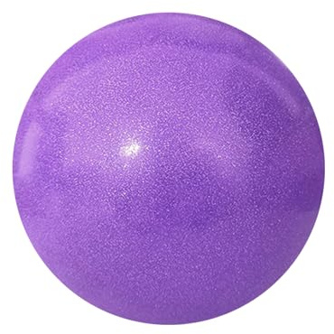 Pelota de gimnasia – Equipo de entrenamiento de 15 cm, Fitness central de equilibrio rítmico, Accesorio de entrenamiento de Pilates | Herramienta de pelota de ejercicio con purpurina, entrenador