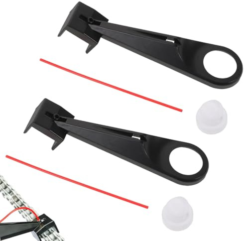 TRMPLX Kit de Limpieza para Cadena de Moto - 2 Piezas, Cepillo y Aplicador de Aceite, Herramienta para Lubricación Precisa de Cadena de Motocicleta y Bicicleta