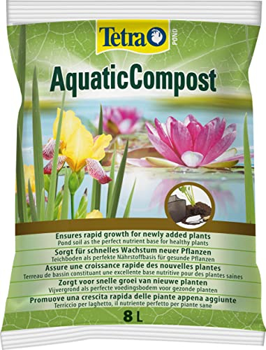 Tetra Pond AquaticCompost Teicherde - speziell für Teichpflanzen entwickelte Teichboden-Mischung, 8 L
