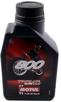Motul 800 2T Factory Line Off Road 100% synthetisch 2-Takt Öl 1 Liter Flasche