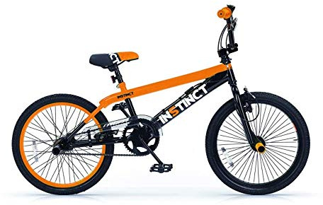 MBM BMX Istinct Bici da Freestyle, Unisex Bambini, Arancio a 15, 20