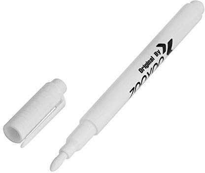 Vita kritpennor, märkpennor för flytande krans, flytande kritstift för whiteboard, tavla, meny, glas, fönster, våtorkare, inte permanent.