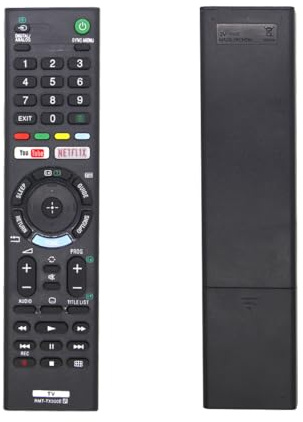 Remplacement telecommande Sony RMT-TX300E pour telecommande Universelle Sony TV avec Boutons Netfllx et You Tub