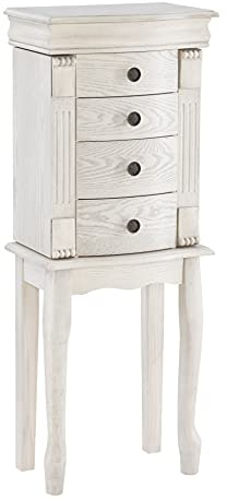 Hartford Off White Jewelry Armoire by Powell