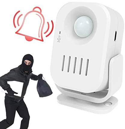 Dubbulon Sonnette | Sonnerie Porte pour entrée Commerciale,Carillon d'alarme sécurité détecteur Mouvement sans Fil, Sonnette Bienvenue d'entrée Porte d'entrée agasin