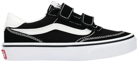 Vans Brooklyn, Zapatillas Unisex niños, Suede Canvas Black White, 32 EU