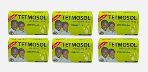 6xTetmoso medicated soap | Citronella | Body Soap 75g