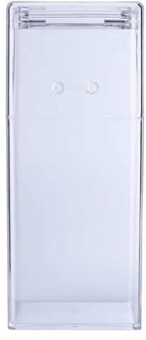 KICHOUSE Soporte Transparente para Brochas de Maquillaje Tapa, Organizador Acrílico Cuadrado para Cosméticos, Contenedor para Maquillaje de Escritorio y Tocador, Accesorio Antidespolvoreo