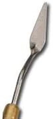 Lefranc Bourgeois 365001 - Coltello da pittore con lama in metallo elastico, antiruggine, manico in legno laccato per colori acrilici o a olio - n. 1