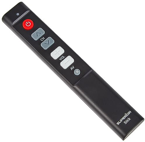 Superior Electronics Stick SUPTLB003, Télécommande Universelle avec Fonction d'apprentissage Noir