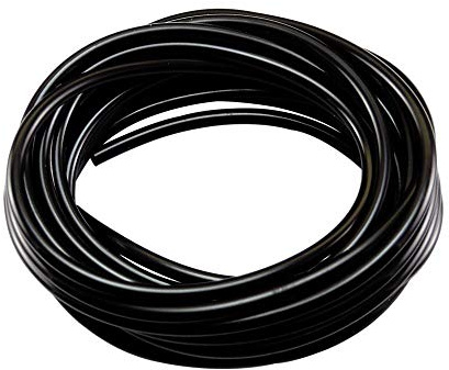 4mm Black Aquarium Air Line Tubing Hosing Pipe for Fish Tank Air Pump Stone (5 Metres)