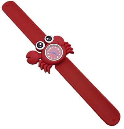 UKCOCO Reloj Slap para Niños con Dibujo Animal, Patrón de Silicona, Cuarzo, Divertido Pulsera para Niñas y Estudiantes